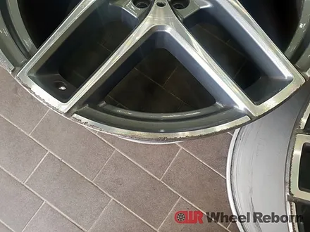 벤츠 GLE 350d 순정21인치 건메탈 분체도장 휠도색 작업후기!! / 하남시 감북동