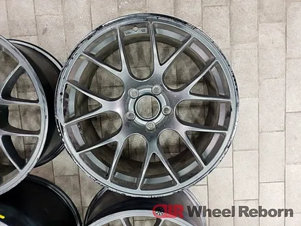 BMW E92 M3 18인치 고스트크롬 분체도장 휠도색 작업후기!! / 하남시 감북동