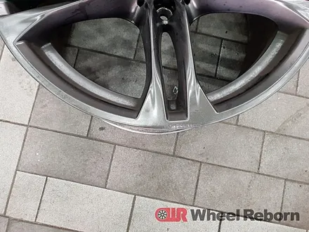 BMW f10 530d 순정18인치 고스트크롬 분체도장 휠복원 작업후기!! / 하남시 감북동