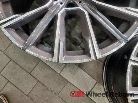 BMW 740d 순정 20인치 다이아커팅 분체도장 휠복원 작업후기!! / 하남시 감북동