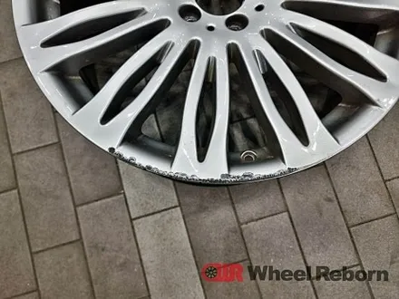 벤츠 S560 순정 20인치 하이퍼실버 분체도장 휠복원!! / 하남시 감북동