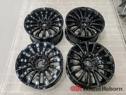 BMW 730d 순정 19인치 블랙유광 분체도장 휠도색 작업후기!! / 하남시 감북동