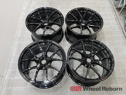 BMW M2 BBS RIA 18인치 블랙유광 분체도장 휠도색 작업후기!! / 하남시 감북동