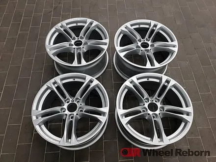 BMW f10 520d 순정 18인치 분체도장 실버복원 작업후기!! / 하남시 감북동