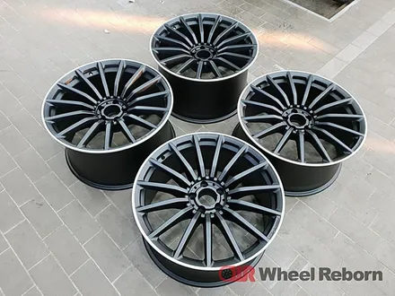 벤츠 GT43AMG 순정 20인치 멧블랙 투톤 분체도장 휠도색 작업후기!! / 하남시 감북동
