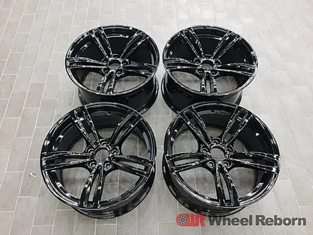 BMW M3 순정 19인치 블랙유광 분체도장 휠복원 작업후기!! / 하남시 감북동