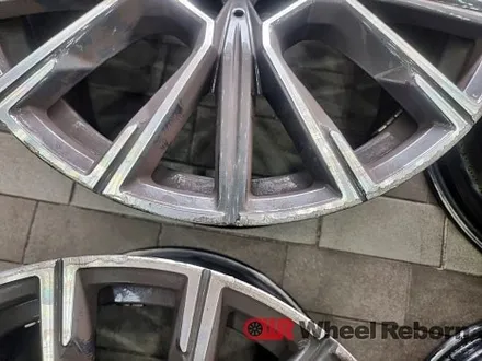 BMW 740d 순정 20인치 다이아커팅 분체도장 휠복원 작업후기!! / 하남시 감북동