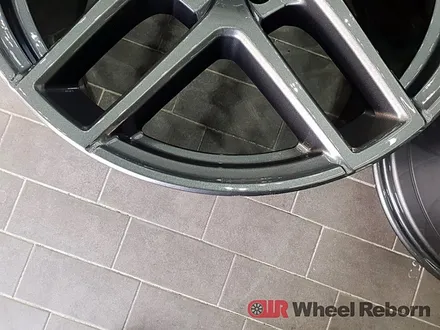 벤츠 GLE 350d 순정21인치 건메탈 분체도장 휠도색 작업후기!! / 하남시 감북동
