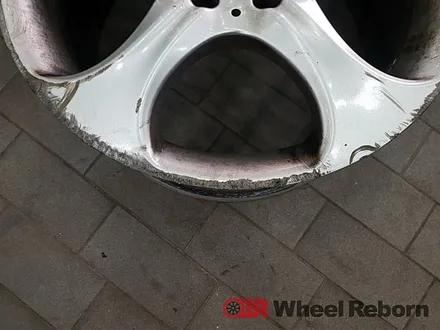 벤츠 E350 순정 18인치 분체도장 실버복원 작업후기!! / 하남시 감북동