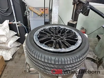 미니쿠퍼 클럽맨 순정 17인치 블랙유광 분체도장 휠복원 작업후기!! / 하남시 감북동