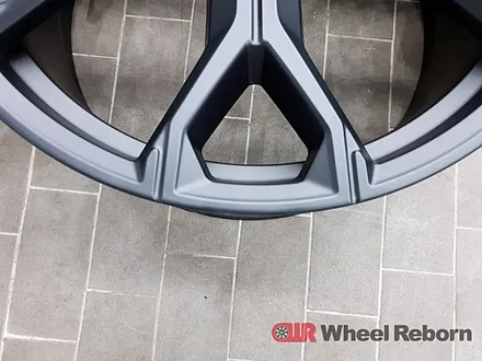 BMW X6 순정 21인치 멧블랙 분체도장 휠도색 작업후기!! / 하남시 감북동