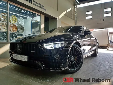 벤츠 GT 43 AMG 순정 20인치 멧블랙 투톤 분체도장 휠도색 작업후기!! / 하남시 감북동