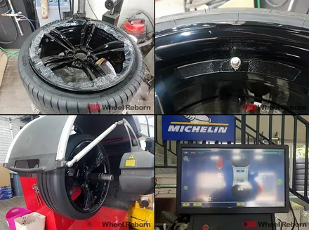 BMW M2 순정 19인치 블랙유광 분체도장 휠도색 작업후기!! / 하남시 감북동