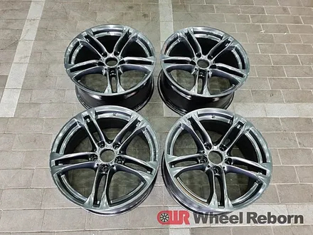 BMW f10 530d 순정18인치 고스트크롬 분체도장 휠복원 작업후기!! / 하남시 감북동