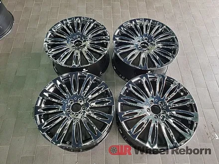 벤츠 S550 순정 20인치 스퍼터링 크롬 휠복원!! / 하남시 감북동