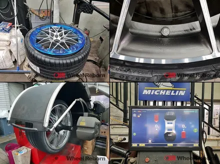 BMW M3 순정 20인치 666m 다이아커팅 분체도장 휠복원!! / 하남시 감북동