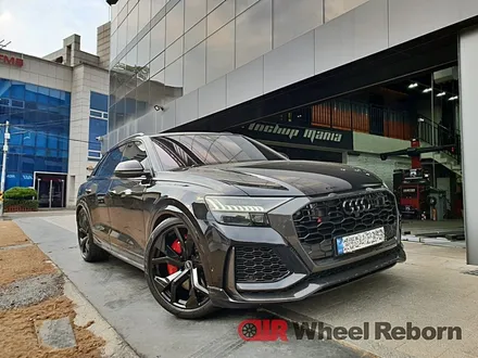아우디 RSQ8 순정 23인치 블랙유광 분체도장 휠도색 작업후기!! / 하남시 감북동