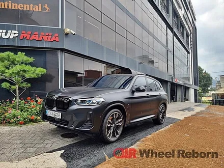 BMW X3 순정 21인치 다이아커팅 분체도장 휠복원 작업후기!! / 하남시 감북동