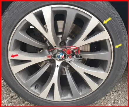 BMW 5GT 순정 휠복원 - 의정부 포천 양주 동두천 타이어 휠 복원&수리&튜닝 전문점 / 포천시 소흘읍