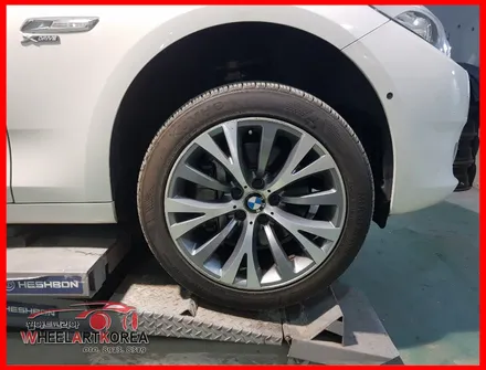BMW GT 19인치 휠 기스 스크래치 수리 복원 작업 [의정부 양주 포천] / 포천시 소흘읍