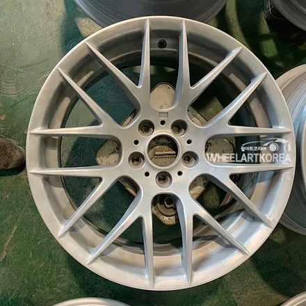 [양주 휠복원] BMW M1 19인치 실버 순정 휠복원/휠도색 작업 [포천 의정부 양주] / 포천시 소흘읍