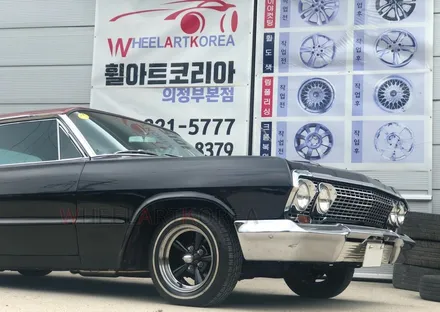 쉐보레 임팔라 올드카 림폴리싱 휠도색 휠복원 - 휠아트코리아[휠림폴리싱][휠도색][휠복원] / 포천시 소흘읍
