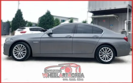 BMW 520D 순정 다이아몬드컷팅 럭셔리 휠복원 작업 - 의정부 포천 양주 휠수리 / 포천시 소흘읍