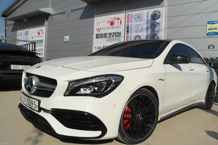 의정부휠용접 휠아트코리아 - 2017 벤츠 CLA클래스 45 AMG 휠보정 뒷틀림 :) / 포천시 소흘읍