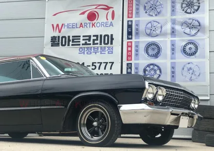 쉐보레 임팔라 올드카 림폴리싱 휠도색 휠복원 - 휠아트코리아[휠림폴리싱][휠도색][휠복원] / 포천시 소흘읍