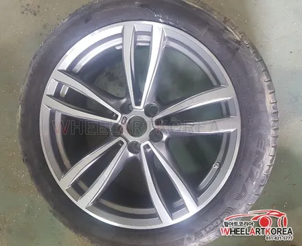 BMW 740i 휠복원 다이아몬드컷팅 - 휠아트코리아 [포천 휠복원][동두천 휠수리][의정부 휠복원] / 포천시 소흘읍
