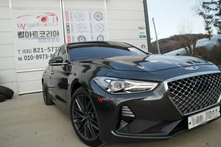 의정부휠복원 휠아트코리아 - 2019 제네시스 g70 순정휠 컬러매치 :) / 포천시 소흘읍
