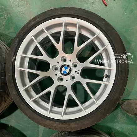 [양주 휠복원] BMW M1 19인치 실버 순정 휠복원/휠도색 작업 [포천 의정부 양주] / 포천시 소흘읍
