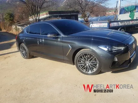 의정부휠복원 휠아트코리아 - 2019 제네시스 g70 순정휠 컬러매치 :) / 포천시 소흘읍
