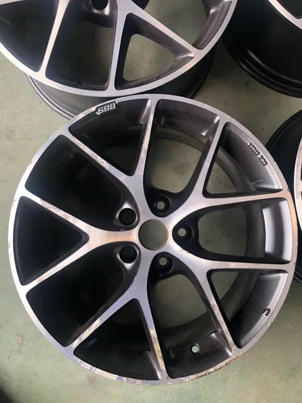 BBS SR 19인치 휠리폼 휠도색 유광블랙 - 휠아트코리아[무광블랙휠도색][블랙휠도색][BBS휠][BBS휠도색] / 포천시 소흘읍