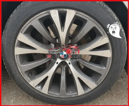 BMW 5GT 순정 휠복원 - 의정부 포천 양주 동두천 타이어 휠 복원&수리&튜닝 전문점 / 포천시 소흘읍