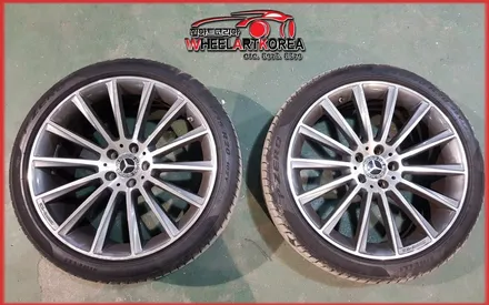 벤츠 S350D 마차휠 휠수리 및 다이아컷팅 휠도색-의정부 양주 포천지역 / 포천시 소흘읍
