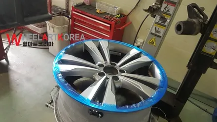의정부휠도색 휠아트코리아 - 벤츠 S500 (W222) 다이아몬드컷팅 :) / 포천시 소흘읍