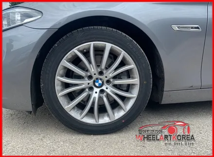 BMW 520D 순정 다이아몬드컷팅 럭셔리 휠복원 작업 - 의정부 포천 양주 휠수리 / 포천시 소흘읍