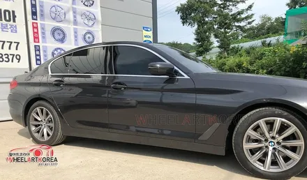 BMW 520I 휠수리 휠복원 다이아몬드컷팅 - 휠아트코리아 [양주 휠복원][일산 휠수리][포천 휠복원] / 포천시 소흘읍
