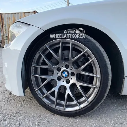[양주 휠복원] BMW M1 19인치 실버 순정 휠복원/휠도색 작업 [포천 의정부 양주] / 포천시 소흘읍