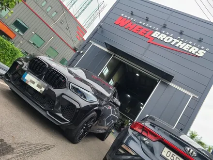 오산,동탄,수원 / 22인치 휠 복원 및 캘리퍼 도색(휠수리) / BMW / X6M