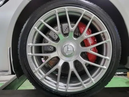 [벤츠 C63 AMG 하이퍼실버 휠 도색으로 휠이 커보이는 효과까지 동탄 휠브라더스] / 동탄, 오산, 수원, 용인, 화성, 평택