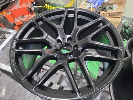 오산,동탄,수원 / 22 인치 휠 복원 및 휠 도색 타이어 교체(휠수리) / 벤츠 / GLE-클래스  63Amg