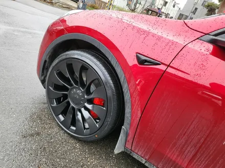 [테슬라 모델Y 퍼포먼스 21인치 휠 도색 작업 / TESLA Model Y wheel painting] 동탄 휠복원/오산 휠복원/수원 / 동탄, 오산, 수원, 용인, 화성, 평택