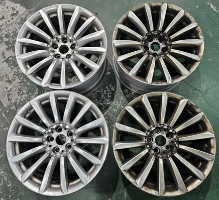 [휠클럽] 일산 휠복원 휠도색 전문 / BMW 7시리즈 심한 파손으로 휠용접 및 휠복원 후 재도색 / 파주시 신촌동