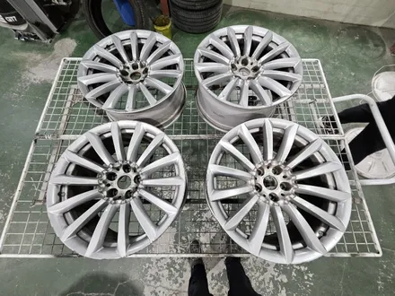 [휠클럽] BMW 7시리즈 20인치 블랙유광 휠도색 / 파주시 신촌동