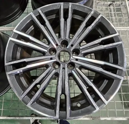 [휠클럽] 의정부 휠복원 휠도색 / BMW G바디 320I 790M 블랙유광 분체도장 / 파주시 신촌동