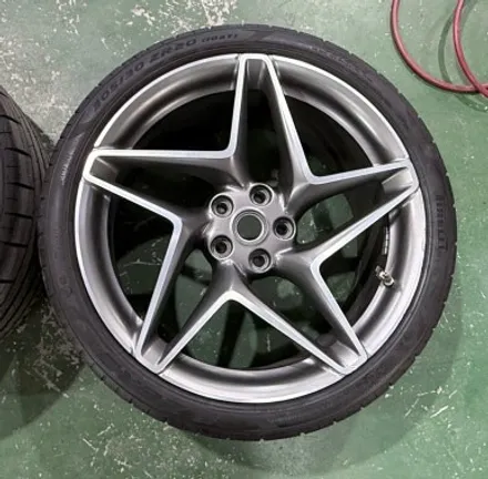 [휠클럽] 파주 휠수리 전문 /  Ferrari F8 Tributo 후륜 2개 거래처건 휠복원 / 파주시 신촌동
