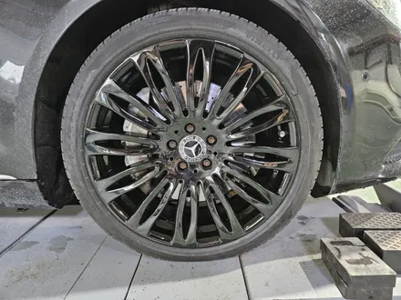 [휠클럽] 파주 휠복원 전문 / 벤츠 S500 20인치 휠 블랙유광 휠 도색 / 파주시 신촌동