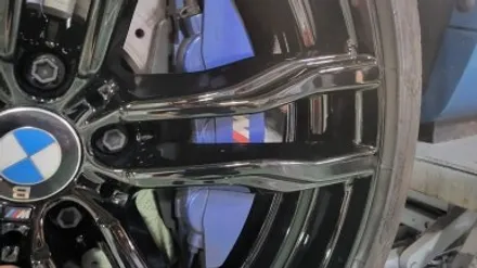 [휠클럽] 파주 휠복원 / BMW X6M F바디 21인치 블랙유광 작업 / 파주시 신촌동